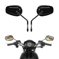 motorcycle rearview side mirror for harley road king touring xl1200l xl883 xl883l sportster dyna softail 8mm accessories 4 color