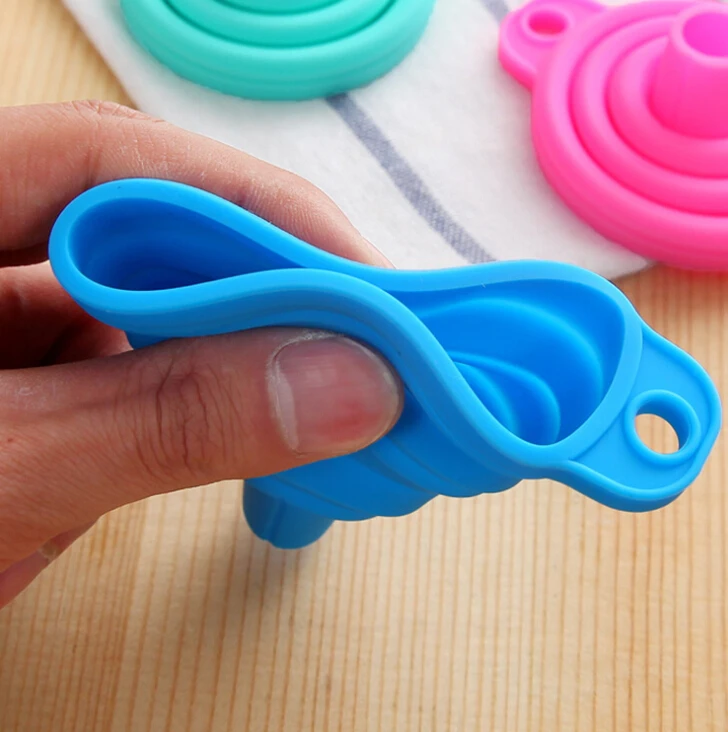 Складная стильная Воронка cozinha 2 шт./лот силиконовый гель кухонные принадлежности