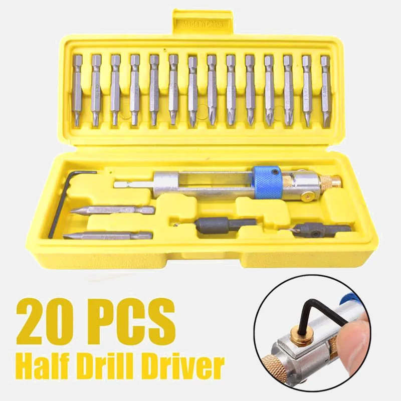 Набор многофункциональных отверток 20 шт. высокоскоростной стальной бытовой