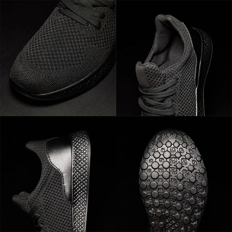 Damyuan Light Men's Running Shoes Knit Breathable Sneakers Men Casual Comfortable Outdoor Plus Size 48 Jogging Men Sports Shoes