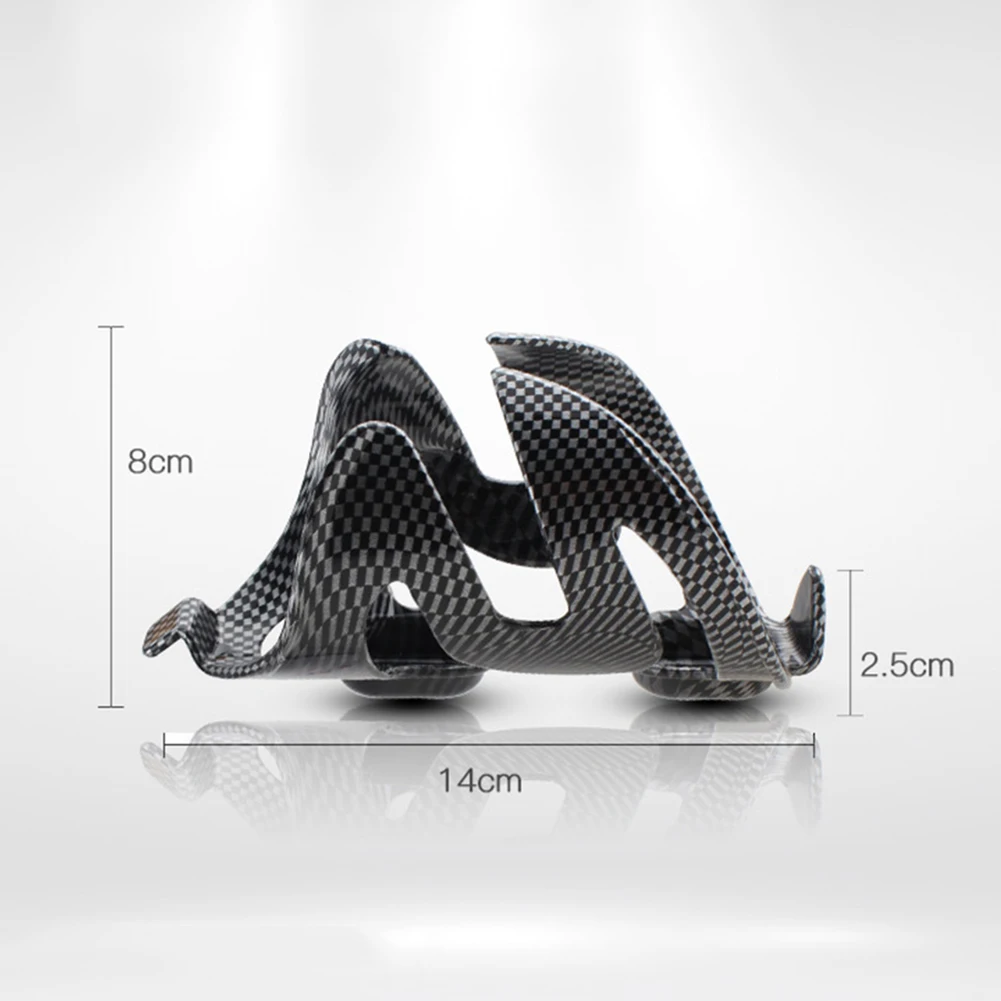 

Road MTB Bike Water Bottle Holder Rack Cycling High Carbon Bottle Cage Outdoor Sport Bicycle Bicycle Accessories 14*8cm