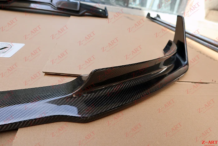 Z-ART для Tesla модель 3 углеродное волокно Передняя губная модель 3 в углеродное волокно передний подбородок для Tesla модель 3 углеродное волокно передний спойлер