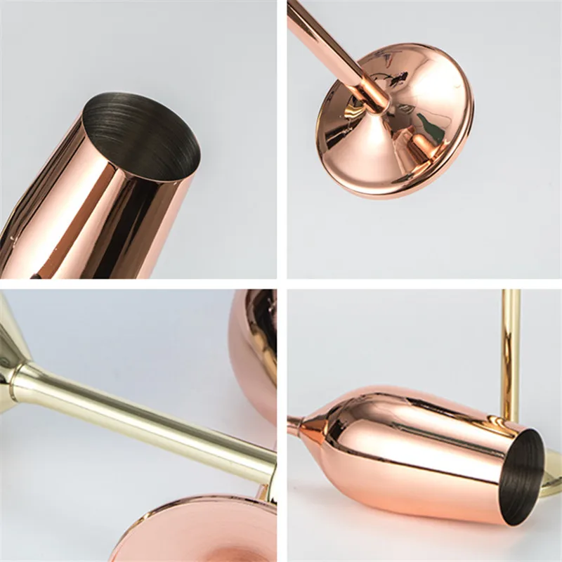 200 мл зеркальный Гальванизированный коктейльный бокал из нержавеющей стали 304