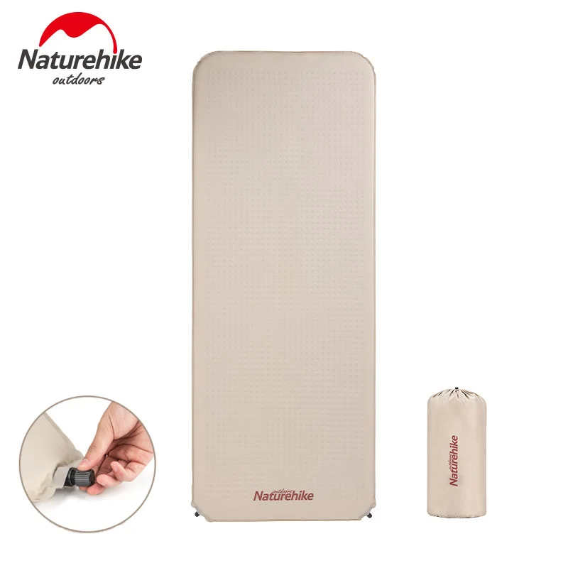 Naturehike Widen Lengthen Automatic Inflatable Sponge Cushion Moisture-proof Mattress Picnic Mat Inflatable Pad Sleeping Bed
