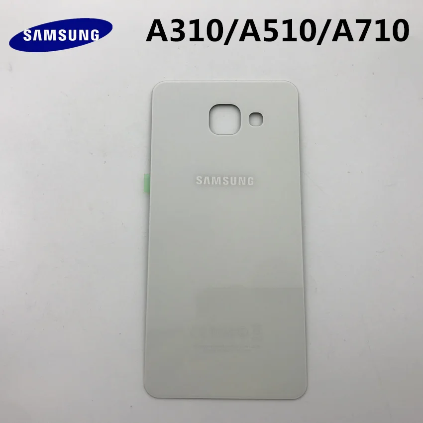Для samsung Galaxy A3 A310 A5 A510 A7 A710 задняя крышка батарейный чехол 3D стекло задняя крышка корпус крышка задняя дверь чехол Замена