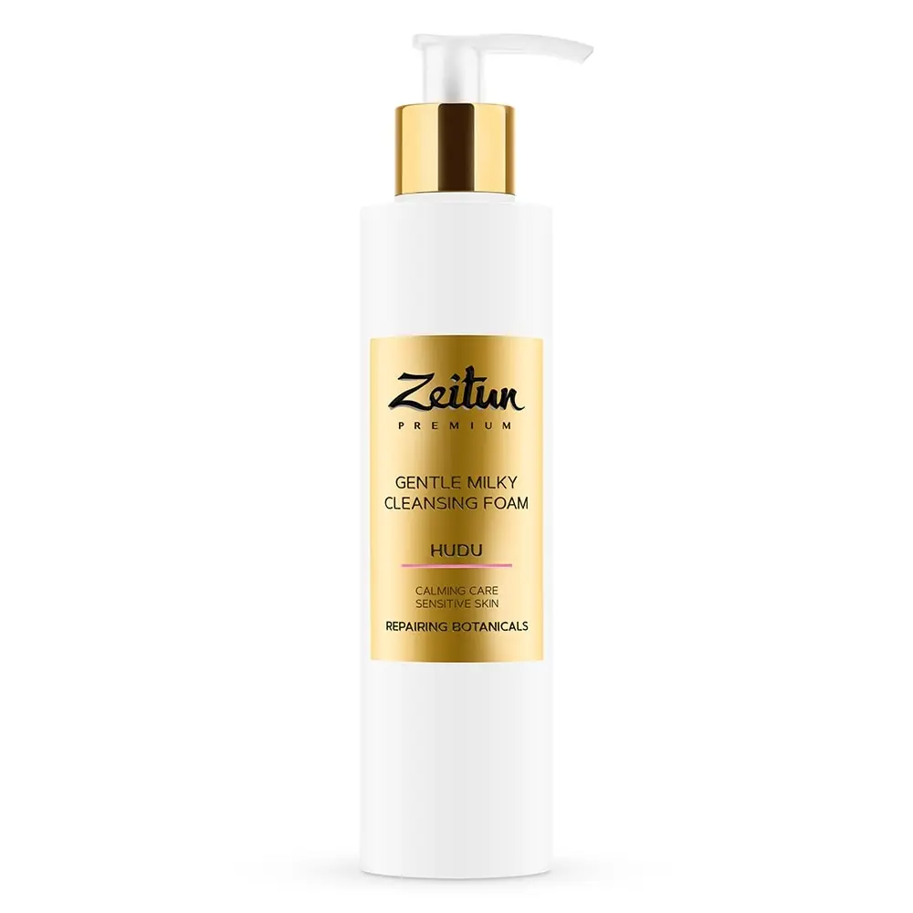 Нежная молочная пенка для умывания Zeitun HUDU чувствительной кожи. 200 мл. | Красота и