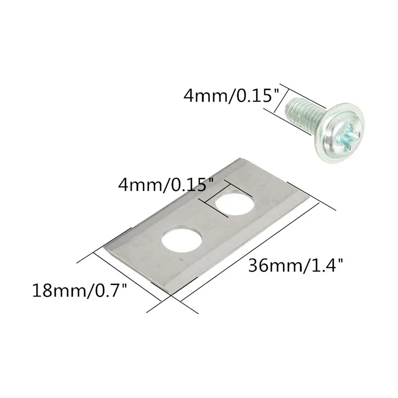 Лучшая 9X замена лезвия косилки из нержавеющей стали + винт для WORX LANDROID