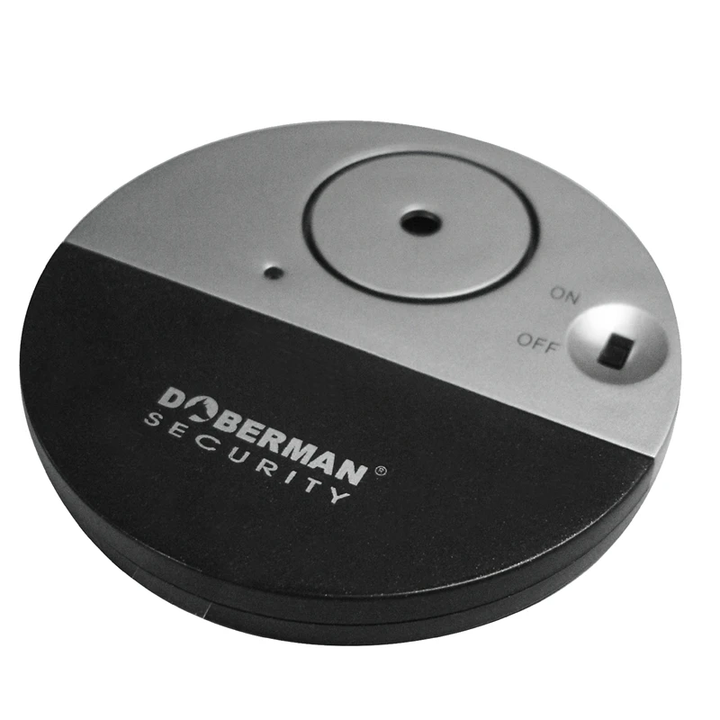 

DOBERMAN SECURITY 100DB Wireless Electronic Vibration Detector Cabinet Door Window Vibration Sensor Alert Security Alarm Detecto