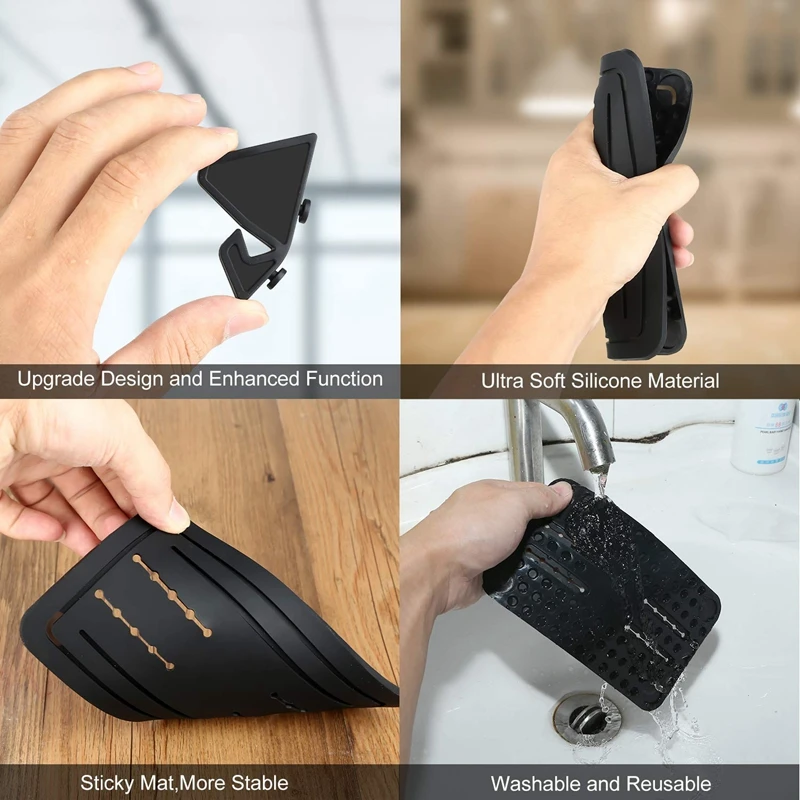 phone holder stand non slip mat silicone gps car mount desktop phone stand pad anti skid soft silicone tablet stand for samsung free global shipping