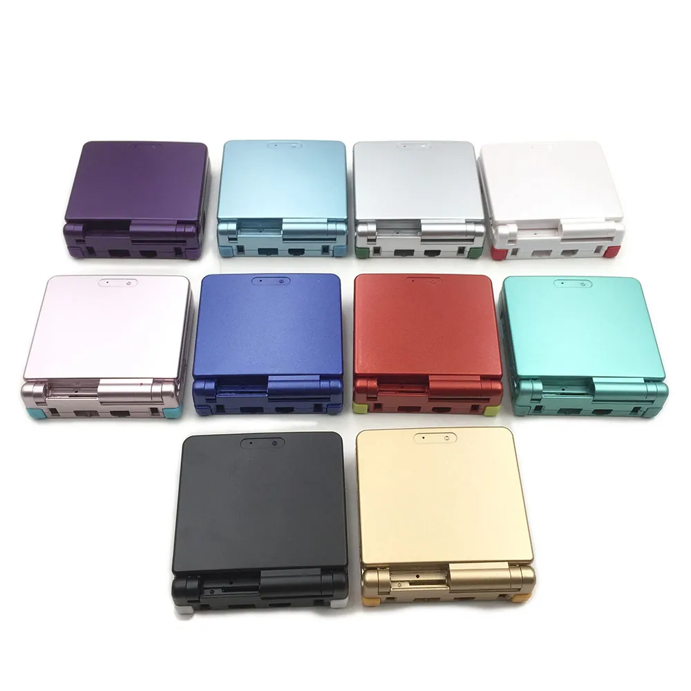 12 комплектов крутой DIY Корпус чехол+ красочные кнопки для игра Nintendo GBA Boy SP Advance консоль