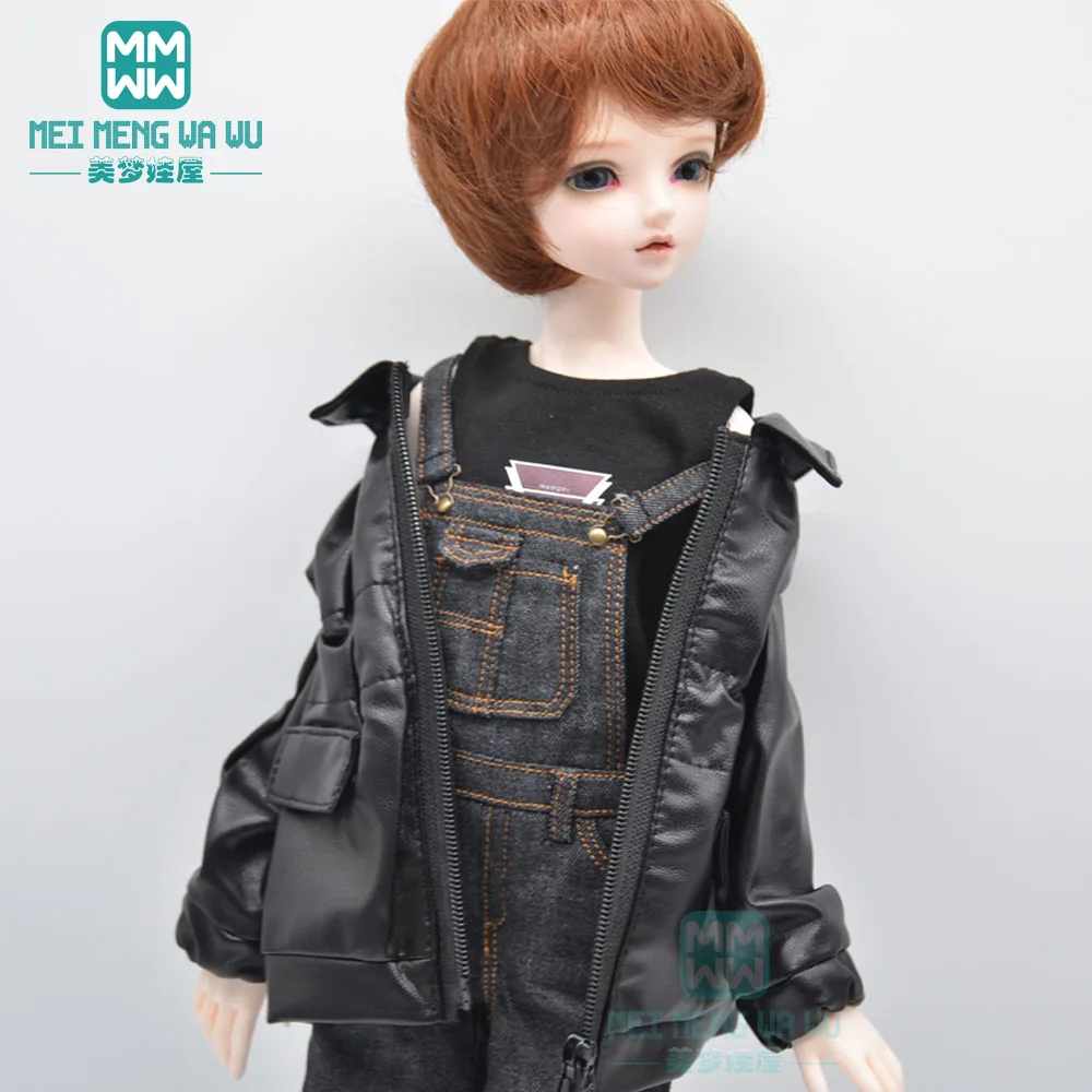 Аксессуары для кукол BJD одежда подходит 40 45 см 1/4 MSD MK MYOU модный жилет кожаный