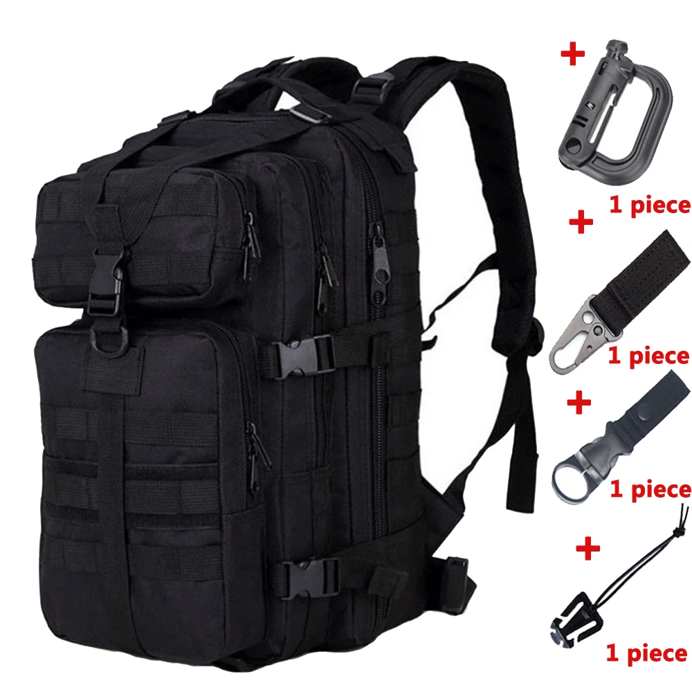 Bag and accessories Открытый военный рюкзак 1000D нейлон 30L водонепроницаемый тактический рюкзак спортивный Кемпинг Туризм треккинг Рыбалка Охота сумки - Цвет: Bag and accessories