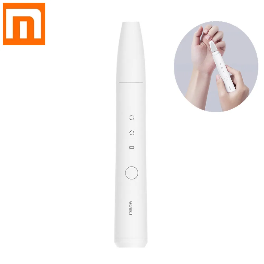 Электрический педикюрный набор для ногтей Xiaomi Yueli, триммер для ногтей, портативный набор для гигиены путешествий, инструмент для ногтей