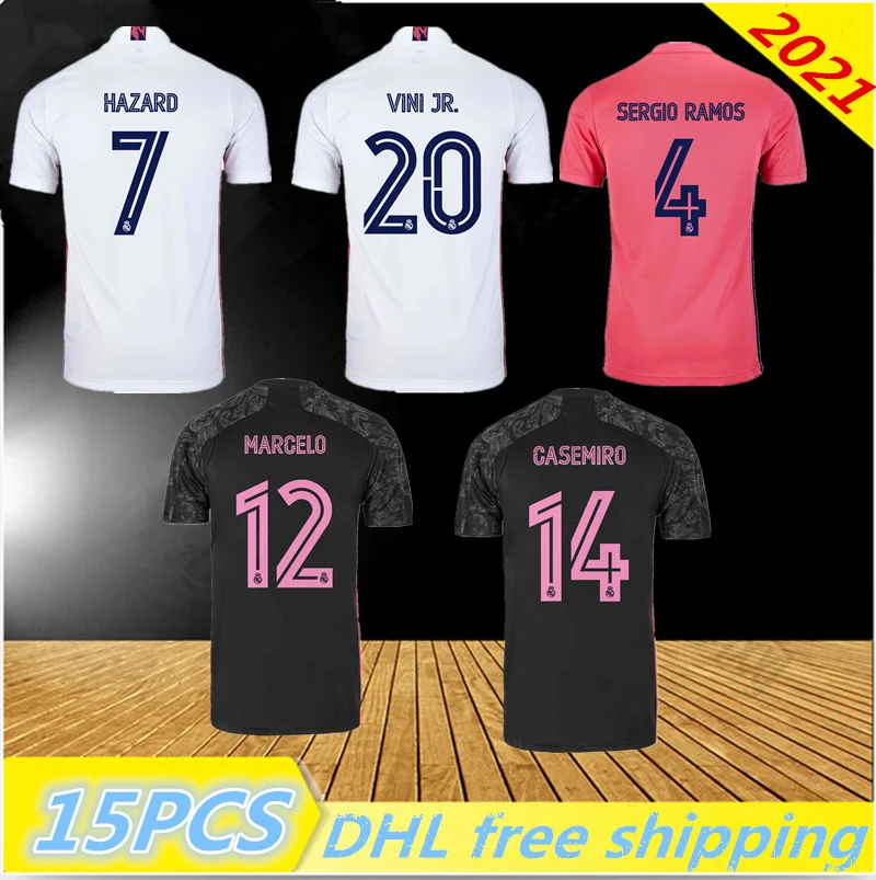 

21/22 Soccer Jersey HAZARD SERGIO RAMOS BENZEMA ASENSIO Football Shirts Camiseta Men Futbol Maillot De Foot Football Jersey 2021