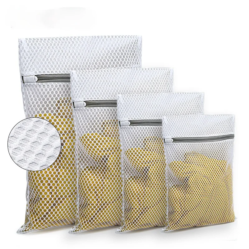 

Mesh Laundry Bag Polyester Laundry Wash Bags Coarse Net Laundry Basket Laundry Bags for Washing Machines Mesh Bra Bag
