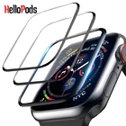 Защитное стекло для часов, 3D изогнутое стекло HD для Apple Watch Series 3 2 1 38 мм 42 мм, пленка для iWatch 456SE 40 мм 44 мм