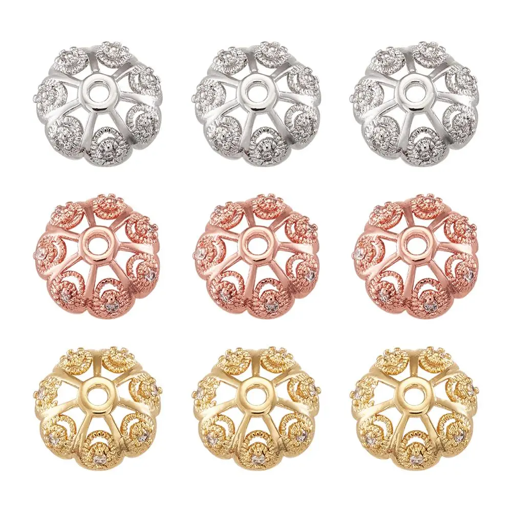 50 шт. бусины из кубического циркония без кадмия никеля и свинца разные цвета 8 мм 11