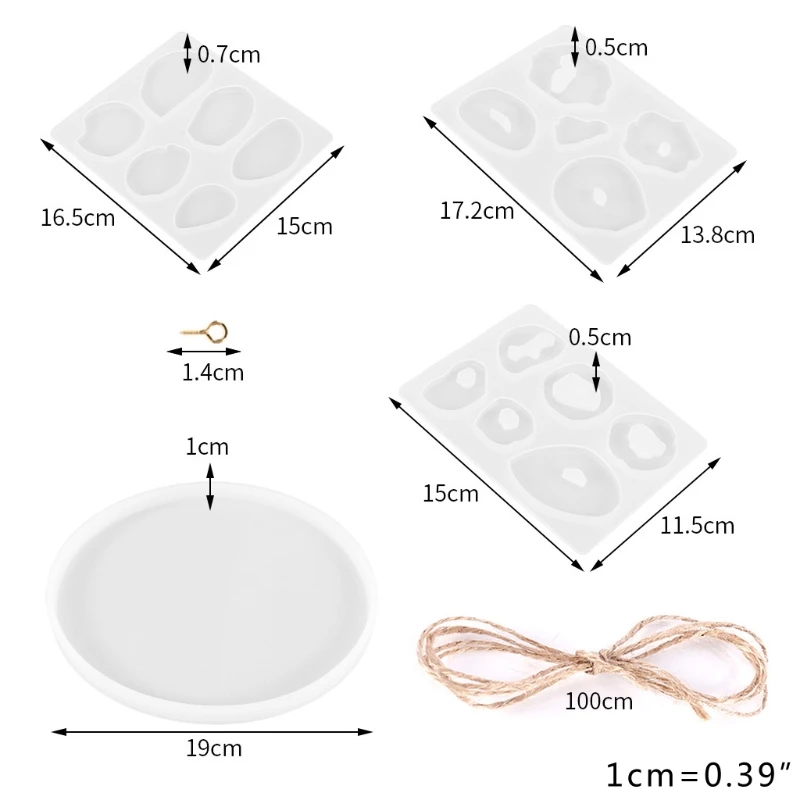 

25 Pcs/Set Wall Hanging Decorations Crystal Epoxy Resin Mold Planet Pendant Casting Silicone Mould DIY Crafts Making Too