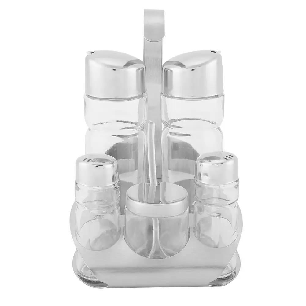 Мельница для перца 5 шт./компл. контейнер хранения специй из нержавеющей стали