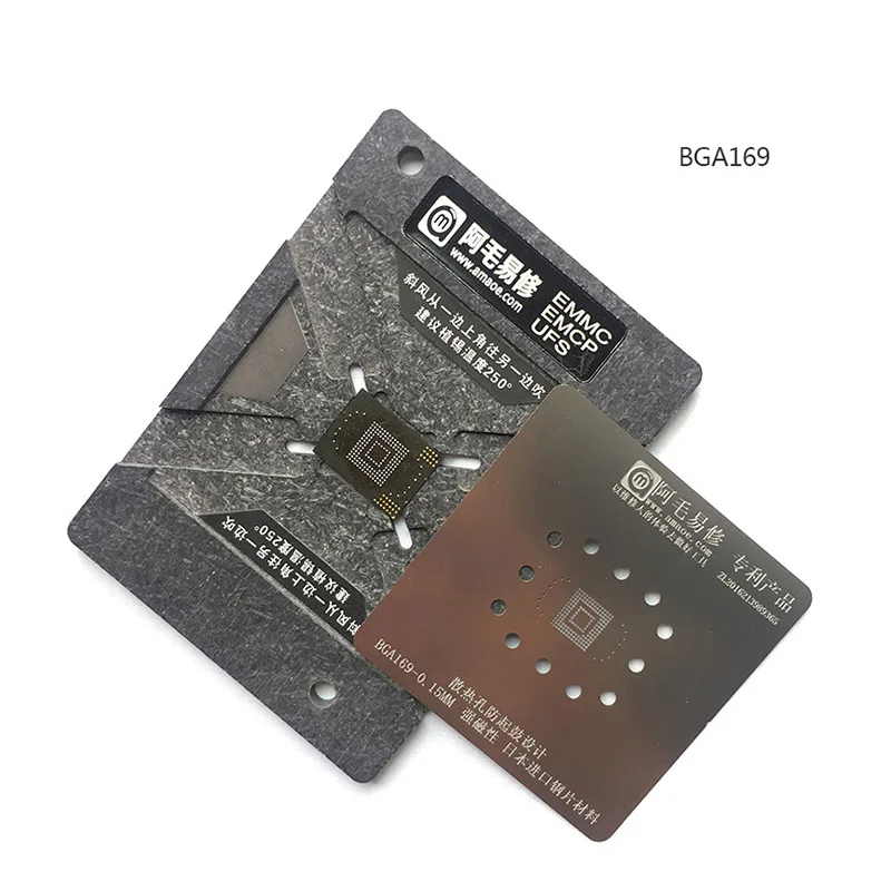 EMMC EMCP UFS реболлинговая платформа BGA153 BGA162 BGA169BGA254 трафаретная Заводская Оловянная