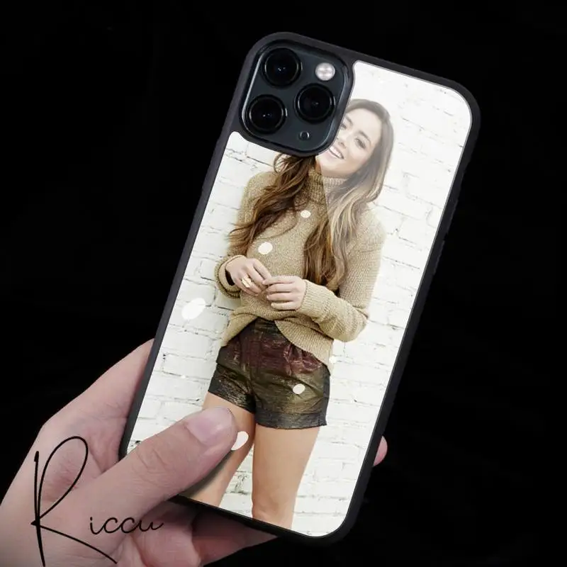 

Chloe Bennet Phone Case Rubber for iPhone 12 11 Pro Max XS 8 7 6 6S Plus X 5S SE 2020 XR 12Mini case