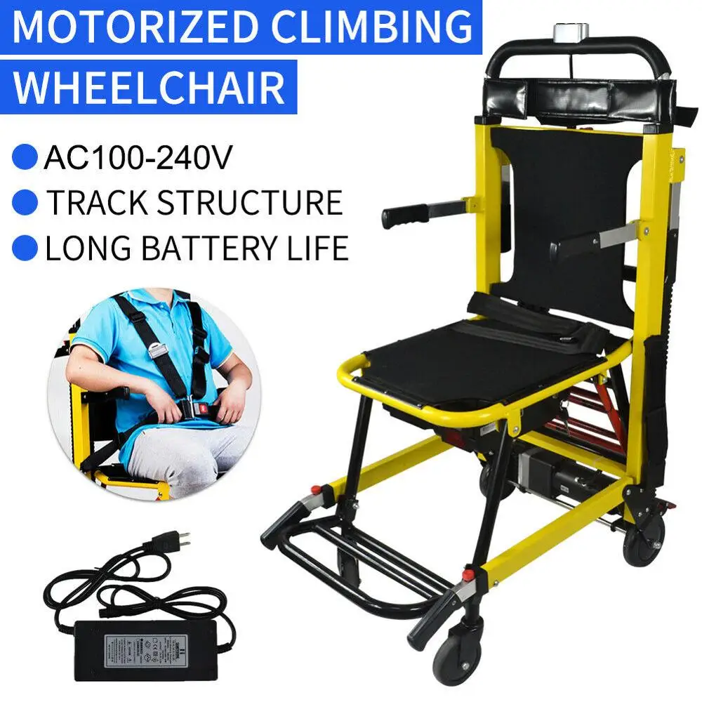 Aluminum alloy 24V lithium battery up and down stairs electric climbing stair wheelchair