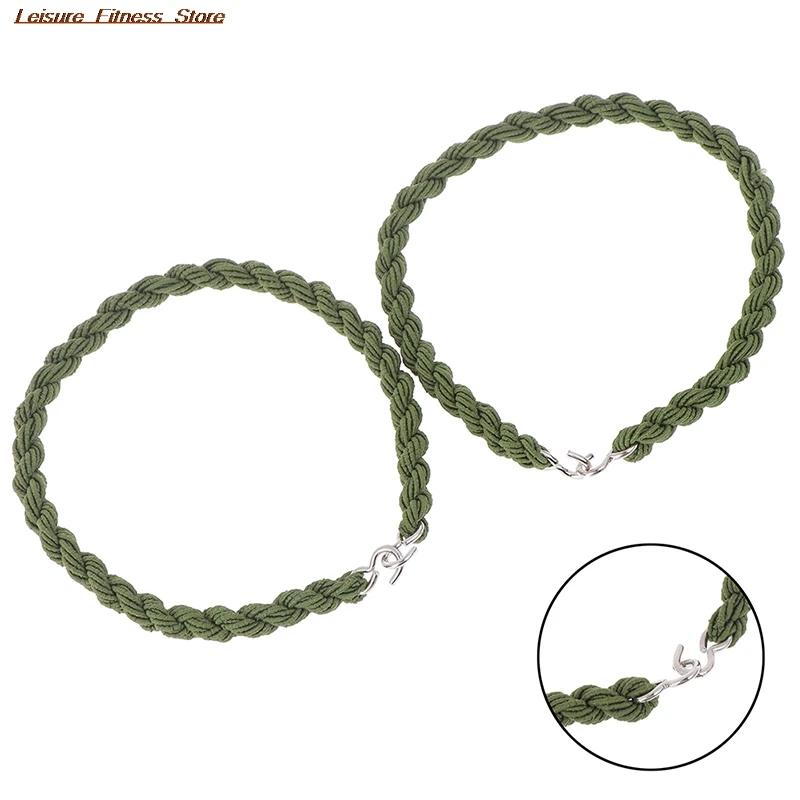 

2Pcs Tactical Army Leggings Elastic Rope Trouser Leg Strap Riding Boot Rubber Band Army Green