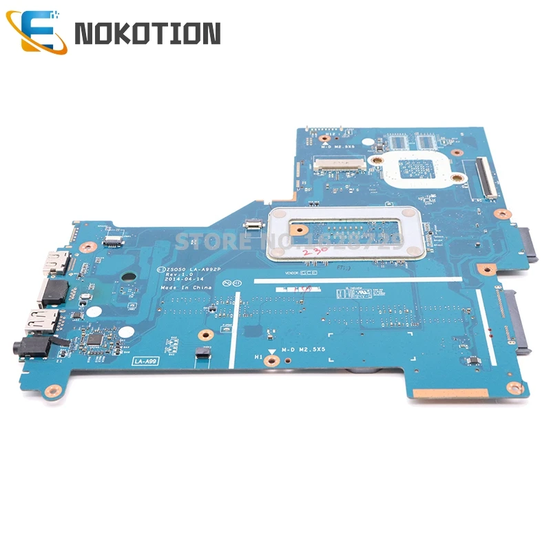Материнская плата NOKOTION для ноутбука HP 15-R 15-R015DX SR16Q ЦП 764109-501 764109-001 ZSO50 CPU-001 С. -