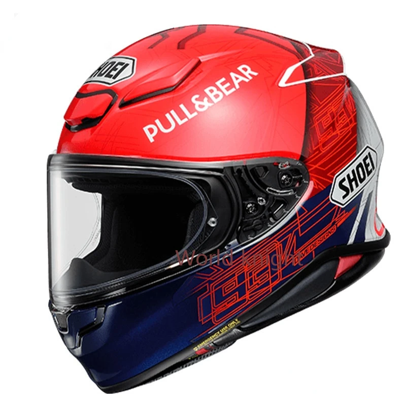 

Мотоциклетный шлем на все лицо SHOEI Z8 Marquez 6 RF-1400, шлем для езды на мотоцикле, гоночный мотоциклетный шлем