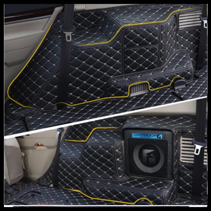 

For Mitsubishi Pajero V97 V93 V73 12-18Car Custom car trunk mats waterproof boot carpets Car Accessories Interior
