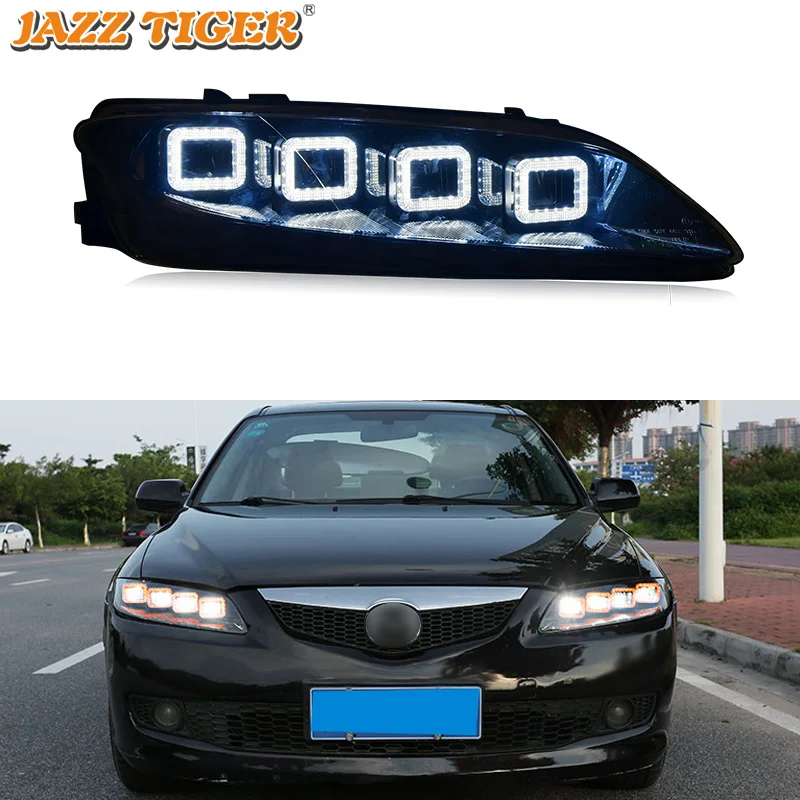 JAZZ TIGER автомобильный Стайлинг светодиодный DRL динамичессветильник поворотный