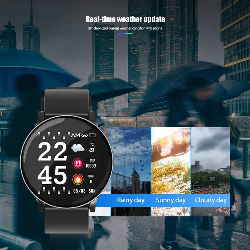 Круглый металлический Смарт Браслет Водонепроницаемый браслет подходит для