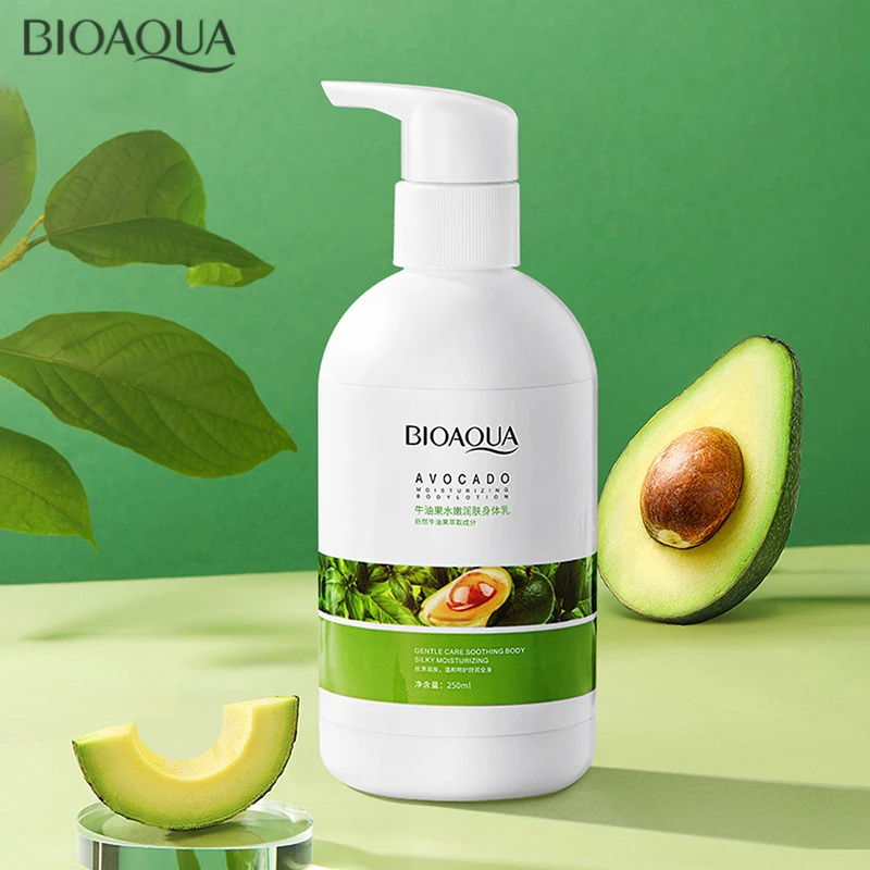 

Avocado Moisturizing Body Lotion Body Creams Hydrating Improve Dry Rough Skin Whitening Nourish Ant-Aging Cream Skin Care 250g