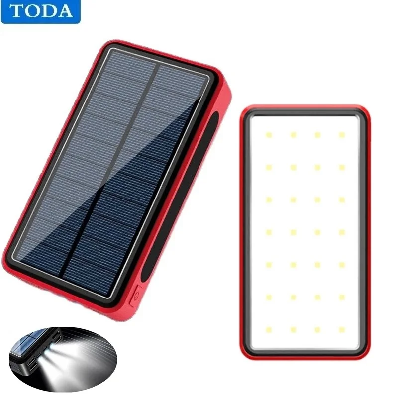 80000 мАч Солнечное зарядное устройство портативное 4 портом USB внешний аккумулятор