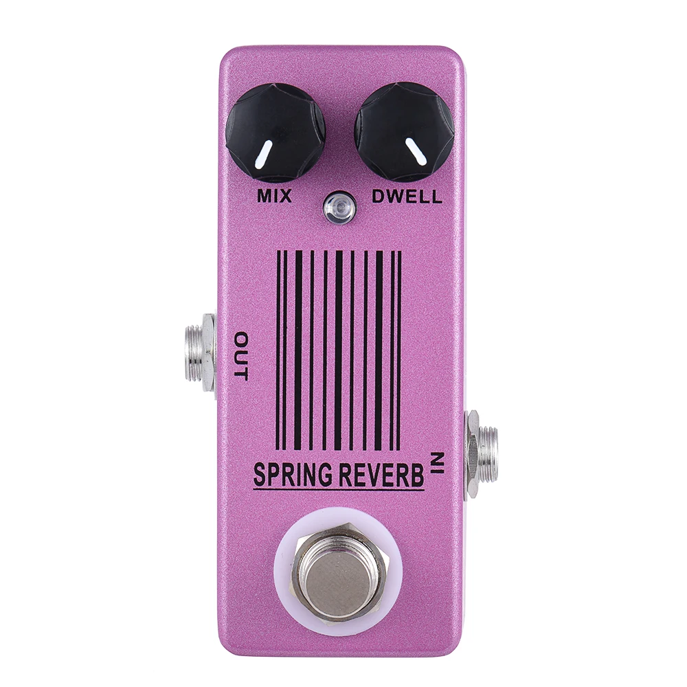 Мини-гитара MOSKY Spring Reverb Mini Одиночная педаль эффектов для гитары фиолетовый цвет |