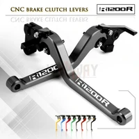 motorcycle brake handle bar lever cnc aluminum long adjustable brake clutch levers for bmw r1200r r1200rs r 1200r 2015 2019