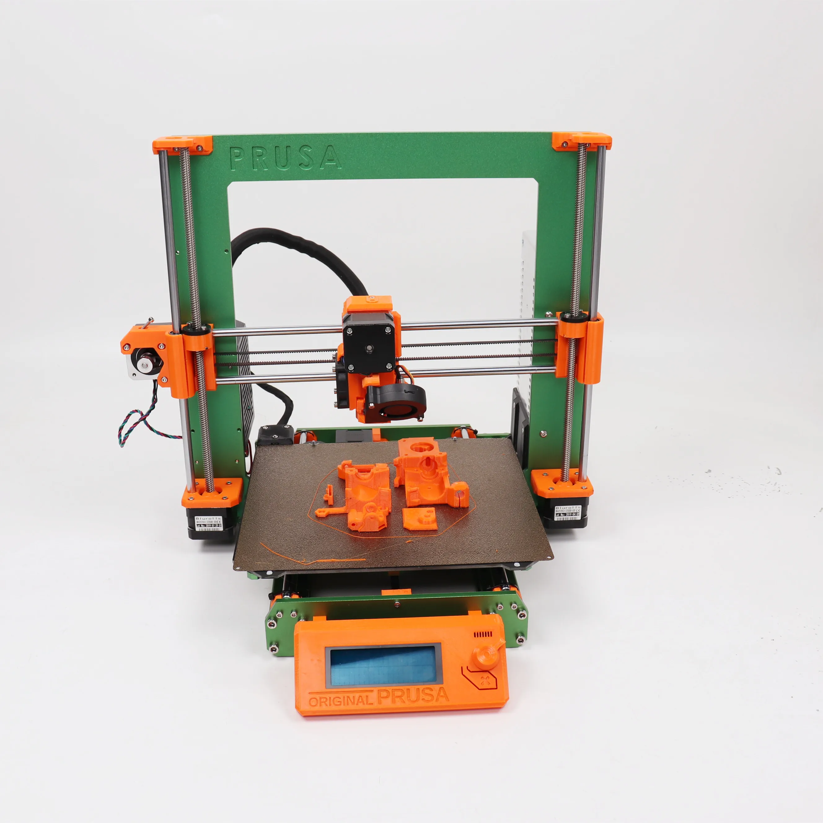 Цветной принтер Prusa i3 MK3S с рамкой полный комплект Einsy Rambo Sunon ремень гайки