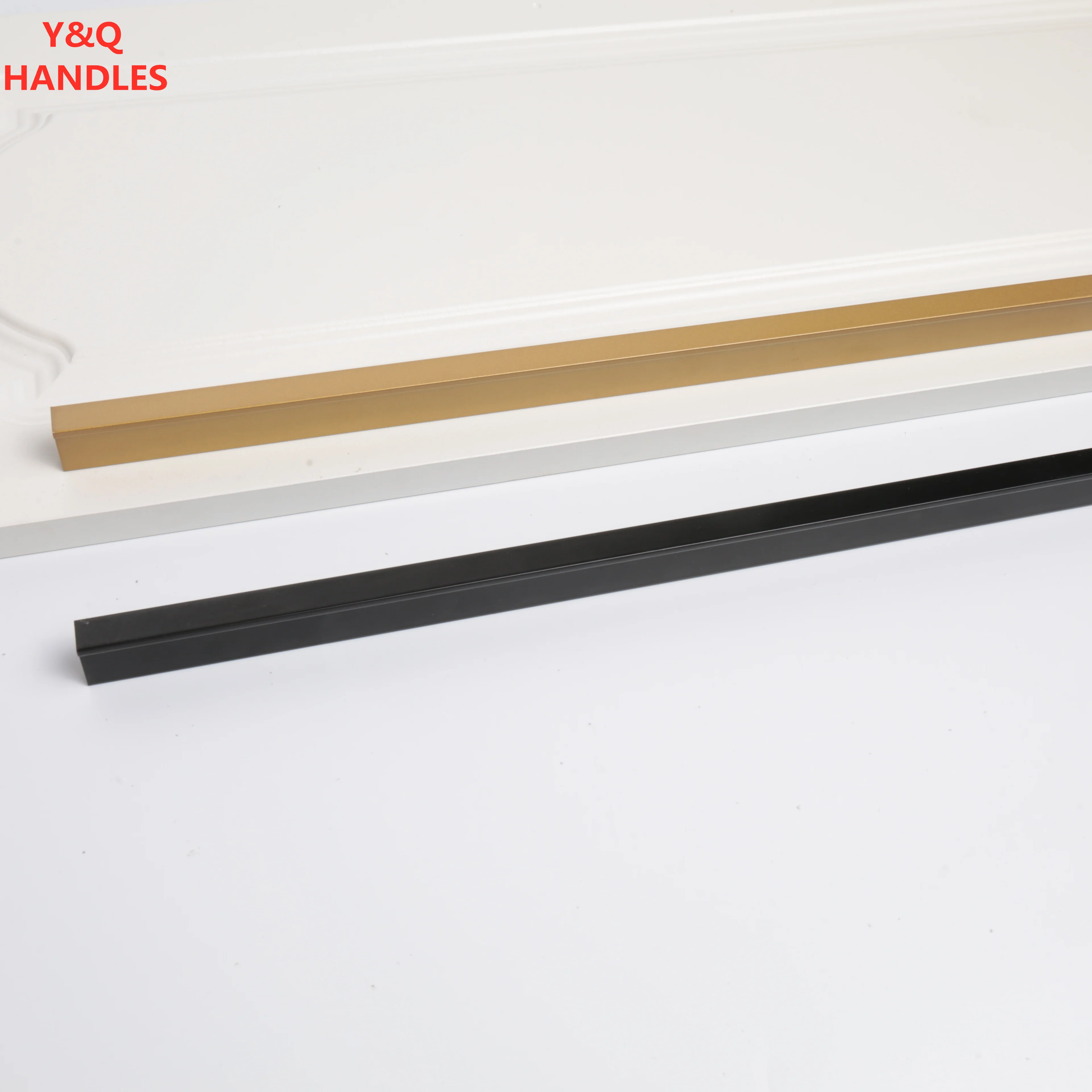 Ручки для шкафа мебели кухонные ручки дверей и окон черные золотые длинные