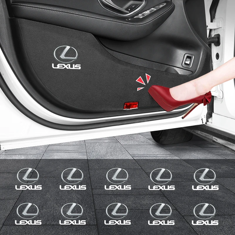 Защитная накладка для двери автомобиля Car door Anti-Kick Pad Side Edge DIY Stickers For Lexus IS250 IS200 CT200h GS300 LS430 RX450h LX570 IS300 ES RX LS Accessories - Защитная накладка для двери автомобиля