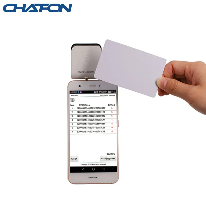 Chafon CF H201 uhf аудио мини ридер записывающее устройство epc gen 2 iso 18000 6c протокол