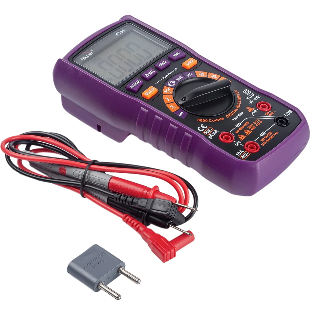 Цифровой мультиметр Nicetymeter ST88 6000 отсчетов DMM измеритель емкости и сопротивления 10