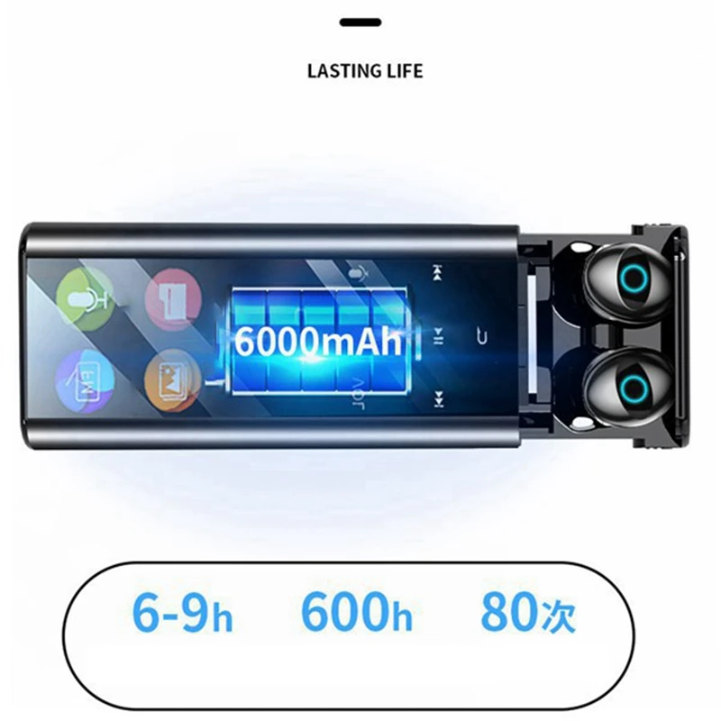 Беспроводные Bluetooth наушники Q1Pro многофункциональный MP3-плеер наушники-вкладыши