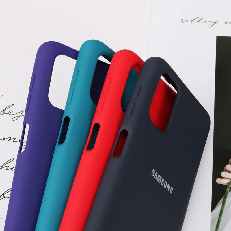 Чехол для телефона Galaxy M51 M31 жидкий силиконовый шелковистый мягкий сенсорный