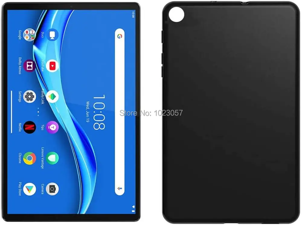 Мягкий чехол из ТПУ Для lenovo tab m10 plus tb-x606f tb-x606x силиконовый прозрачный для планшета