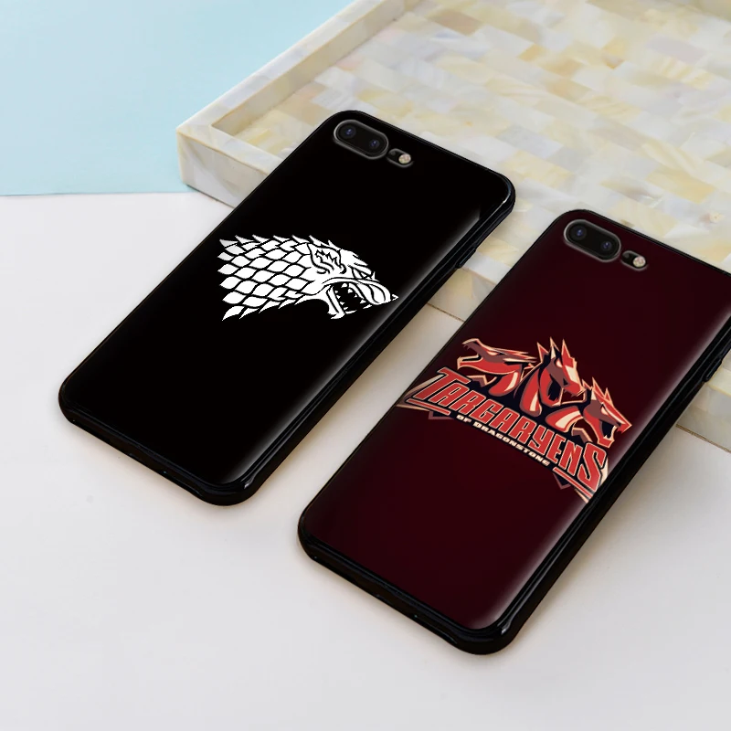 Мягкий ТПУ чехол Thrones House Stark для Apple IPhone X XR XS MAX 5 5S 5C SE 6 S 7 8 Plus ipod touch силиконовый |
