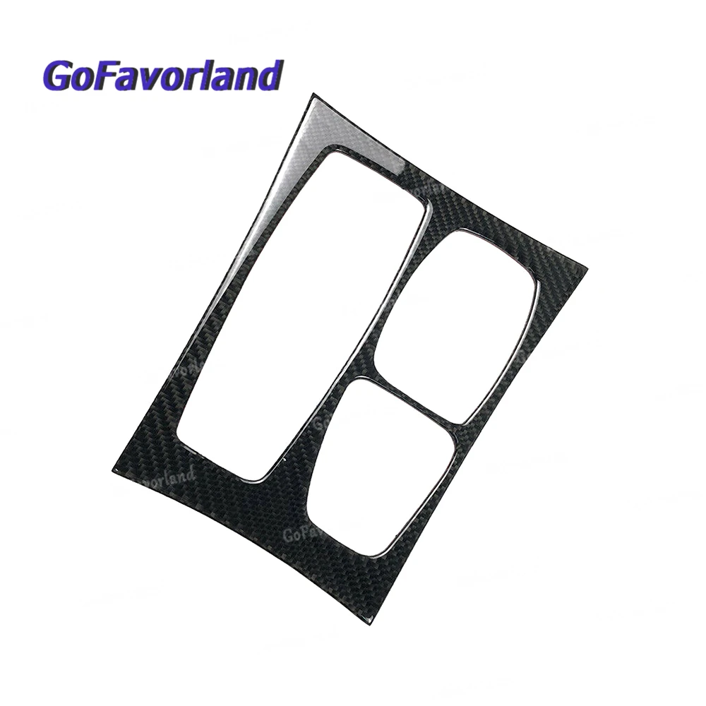 Углеродное волокно черная коробка переключения передач панель наклейка для BMW X5