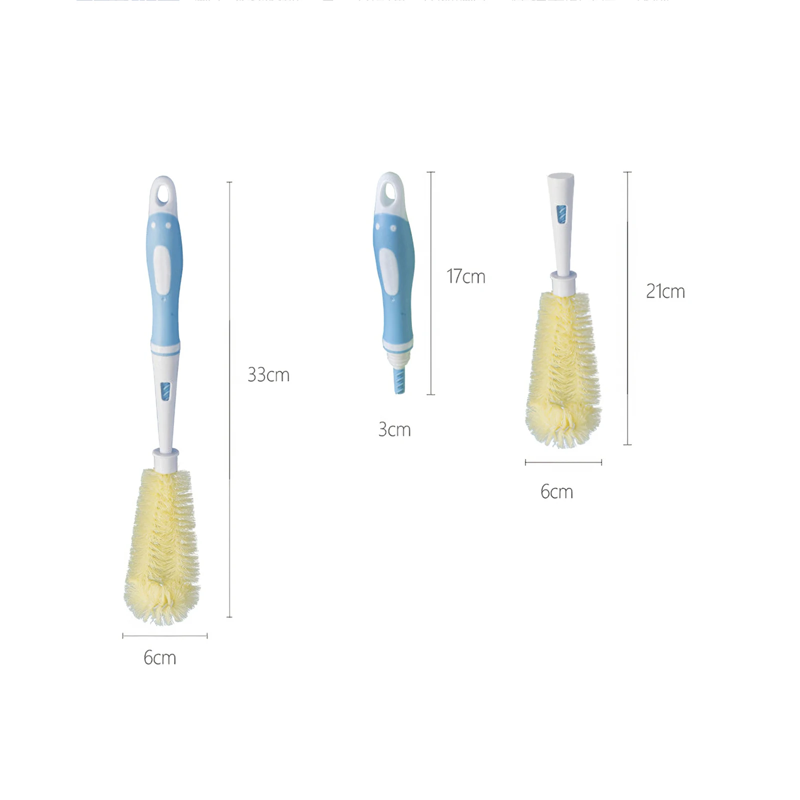 

Bottle Cleaning Brush Multifunctional High Resilience Comfortable Grips Bottle Brush Water Bottle Brushes For Kitchen Indoor
