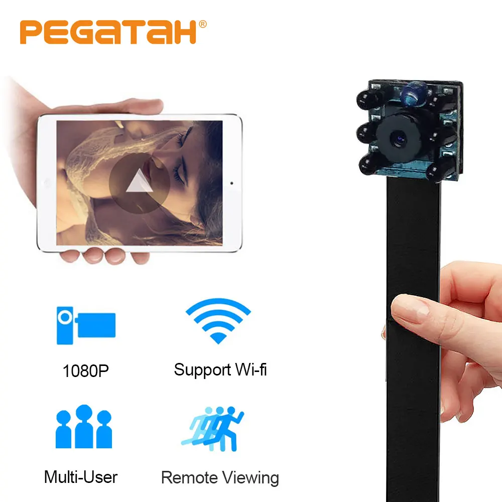 1080P Мини Wi fi камера DV видеокамера wifi P2P TF Запись видео Обнаружение дистанционное управление камера безопасности ночное видение