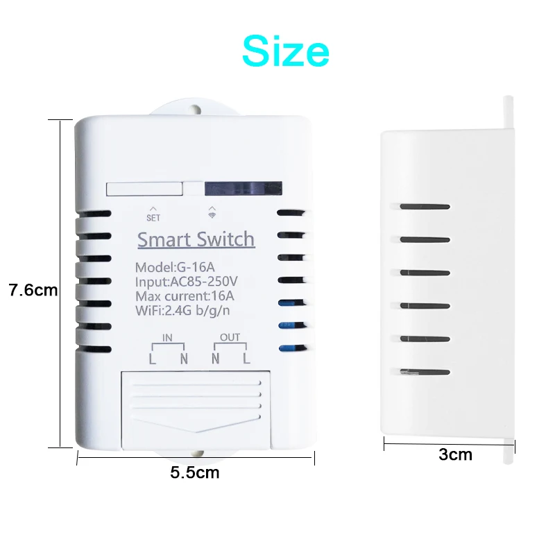 eWeLink Basic 16A Wifi Smart Switch For Home Automation Relay Module 220V Remote Controller Work with Google Alexa | Электроника