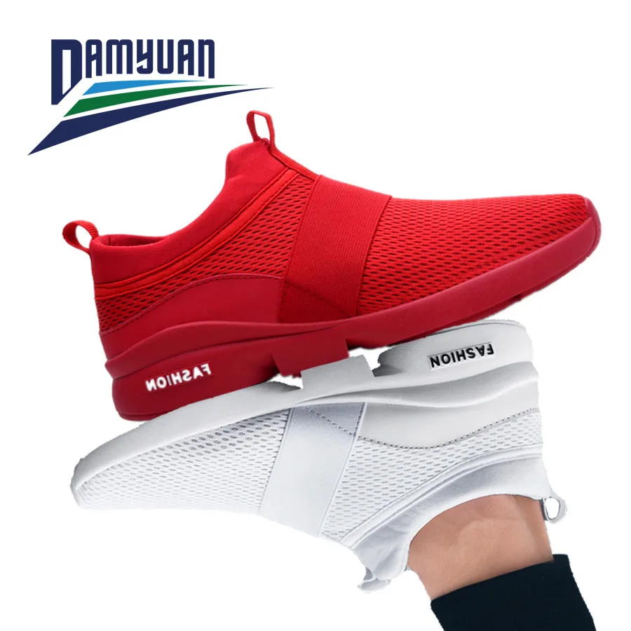 

Damyuan 2020 New Fashion Men Women Flyweather Comfortable Breathable Non-leather Casual Light Size 46 Sport Mesh Jogging Shoes